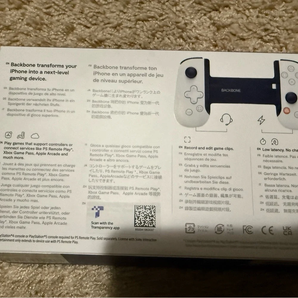 Backbone White Handheld Gaming Console